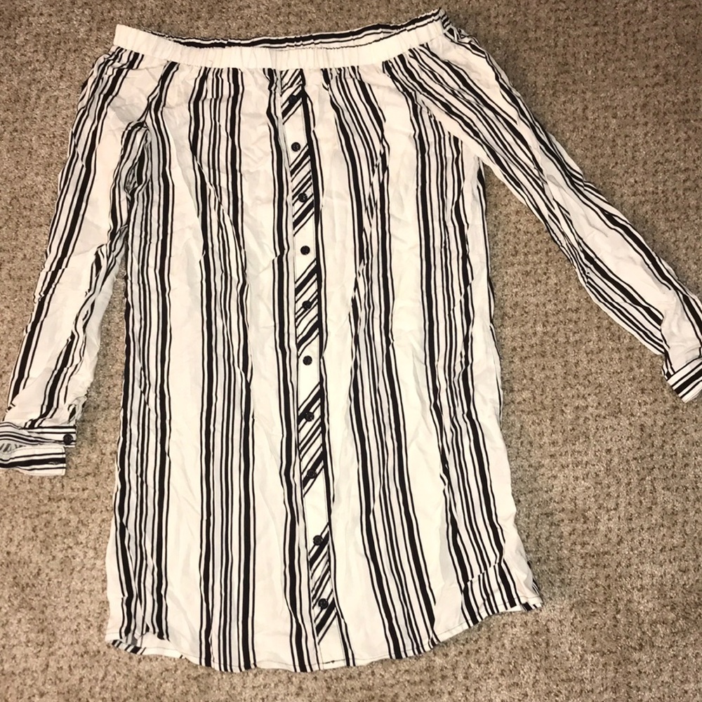 Black & White Stripped Dress